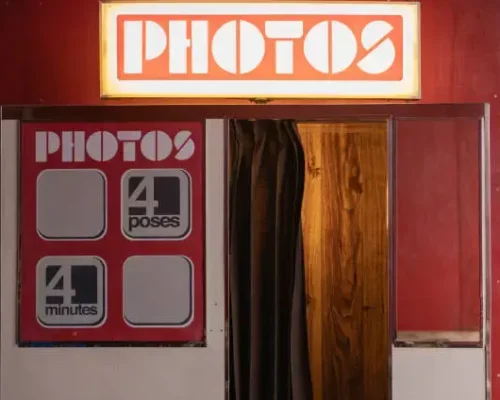 Vintage photo booth rental for events and wedding