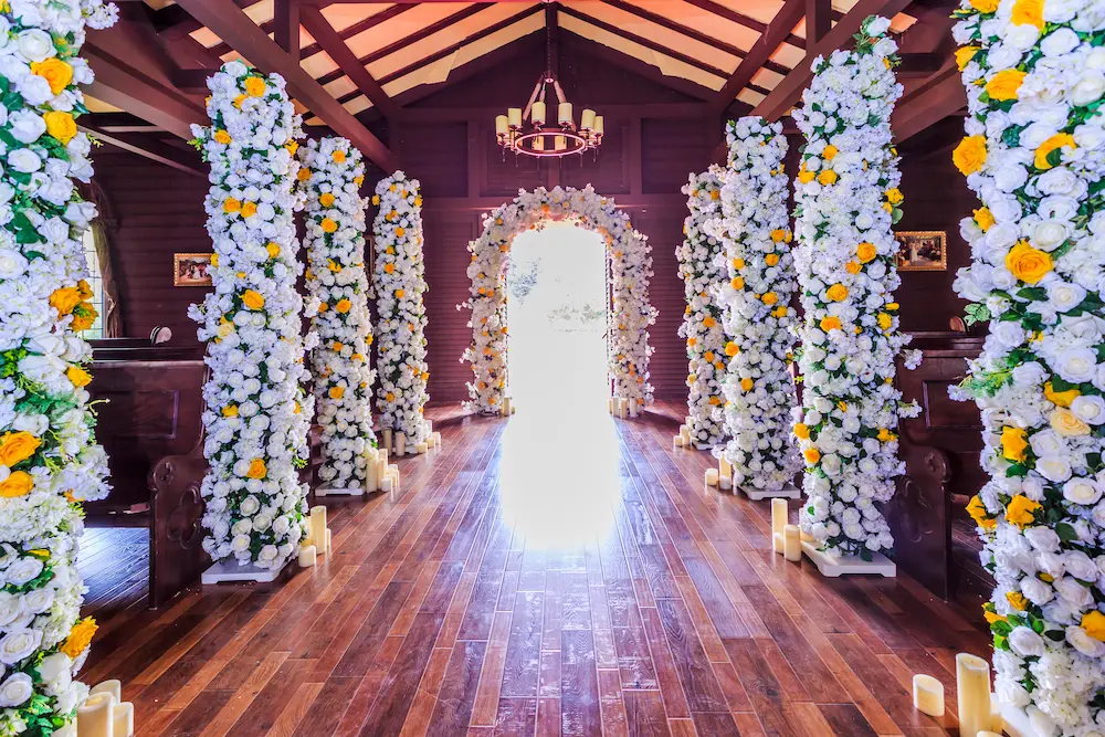 wedding backdrop photo booth