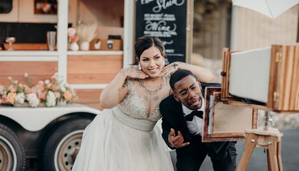 digital photo booth for wedding