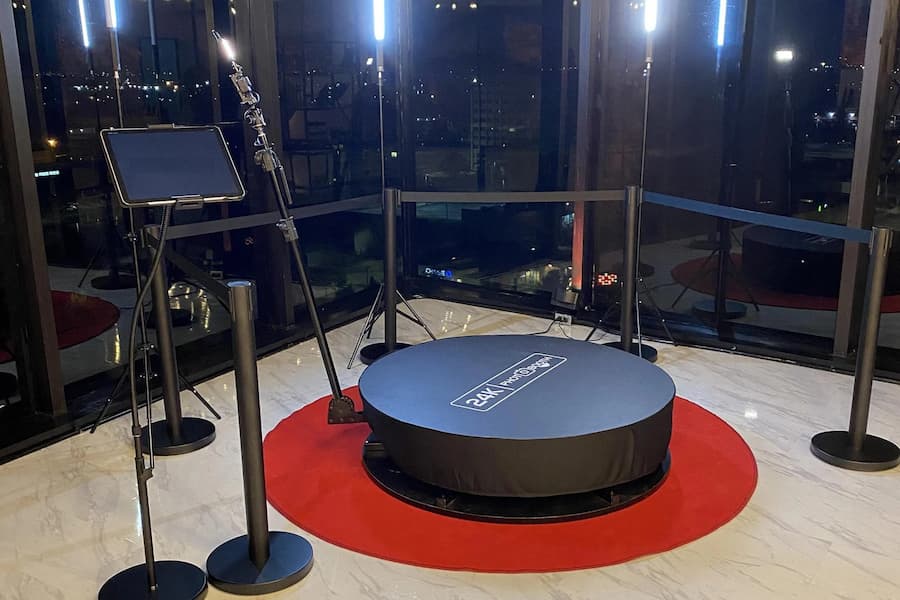 360 photo booth rental price per hour